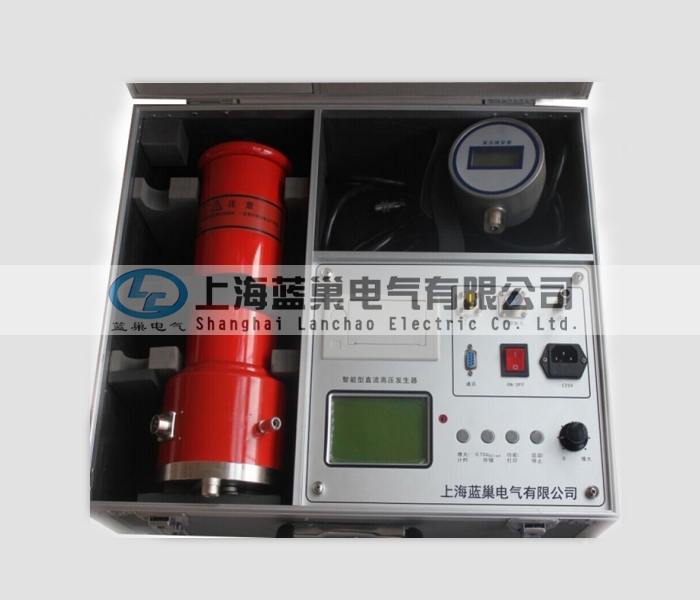 ZGF-120KV/2mA大屏智能直流高壓發(fā)生器。應(yīng)用AIPWM技術(shù)，對(duì)PWM技術(shù)的不準(zhǔn)確線性度進(jìn)行了調(diào)整，使儀器精度得到了大幅度提高。并采用AI技術(shù)設(shè)定過壓保護(hù)和過流保護(hù)取代了數(shù)字撥盤開關(guān)只能設(shè)定電壓值